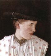 Wilhelm Leibl head of a peasant girl Spain oil painting artist